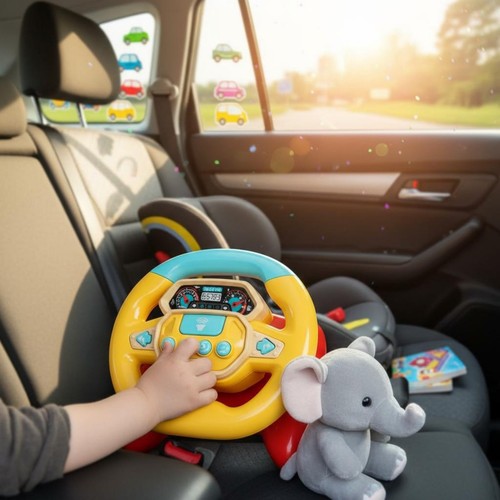Toddler steering wheel toy - steering,