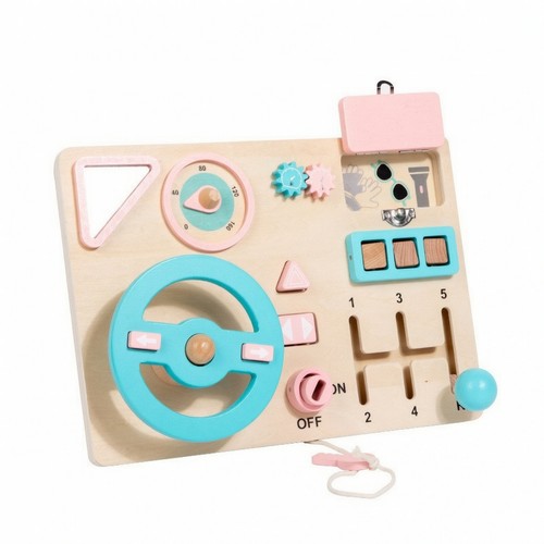 Busy board with steering wheel - board,