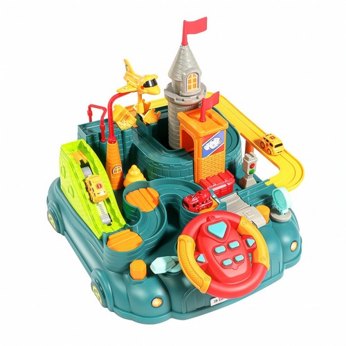 Car track toy with steering - car,