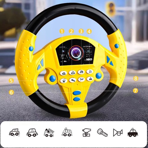 Pcs kids steering wheel toy - pcs,