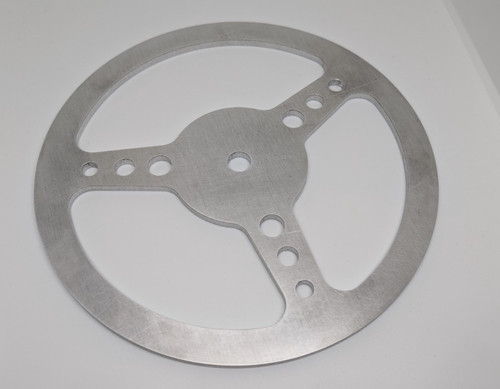 Aluminium steering wheel - aluminium,